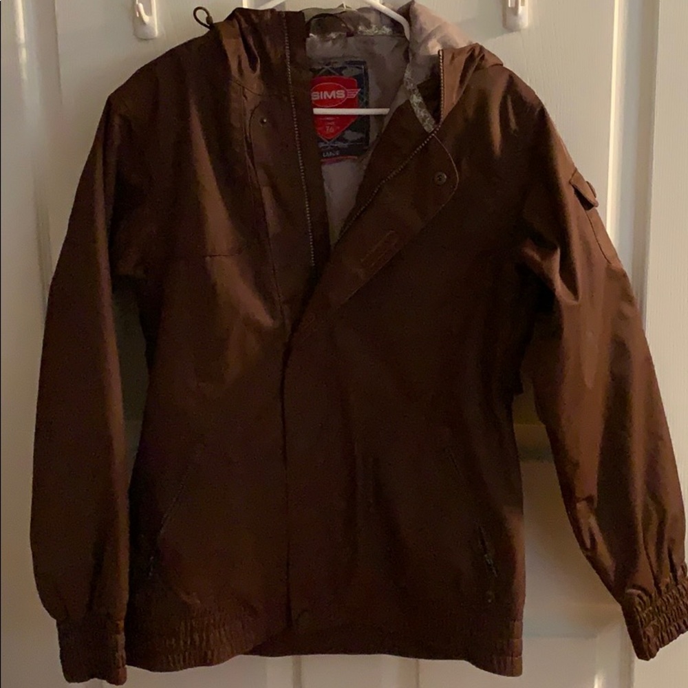 Ladies Simms L brown boarding jacket